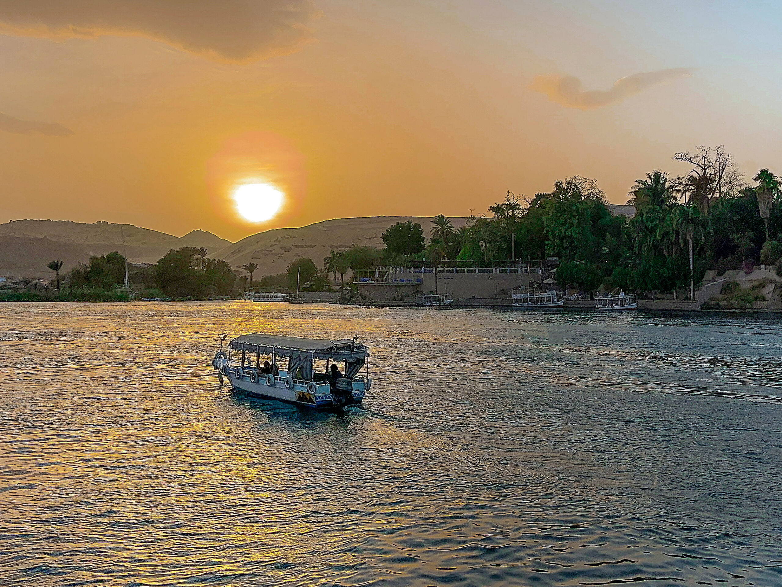 Tour boat on the Nile