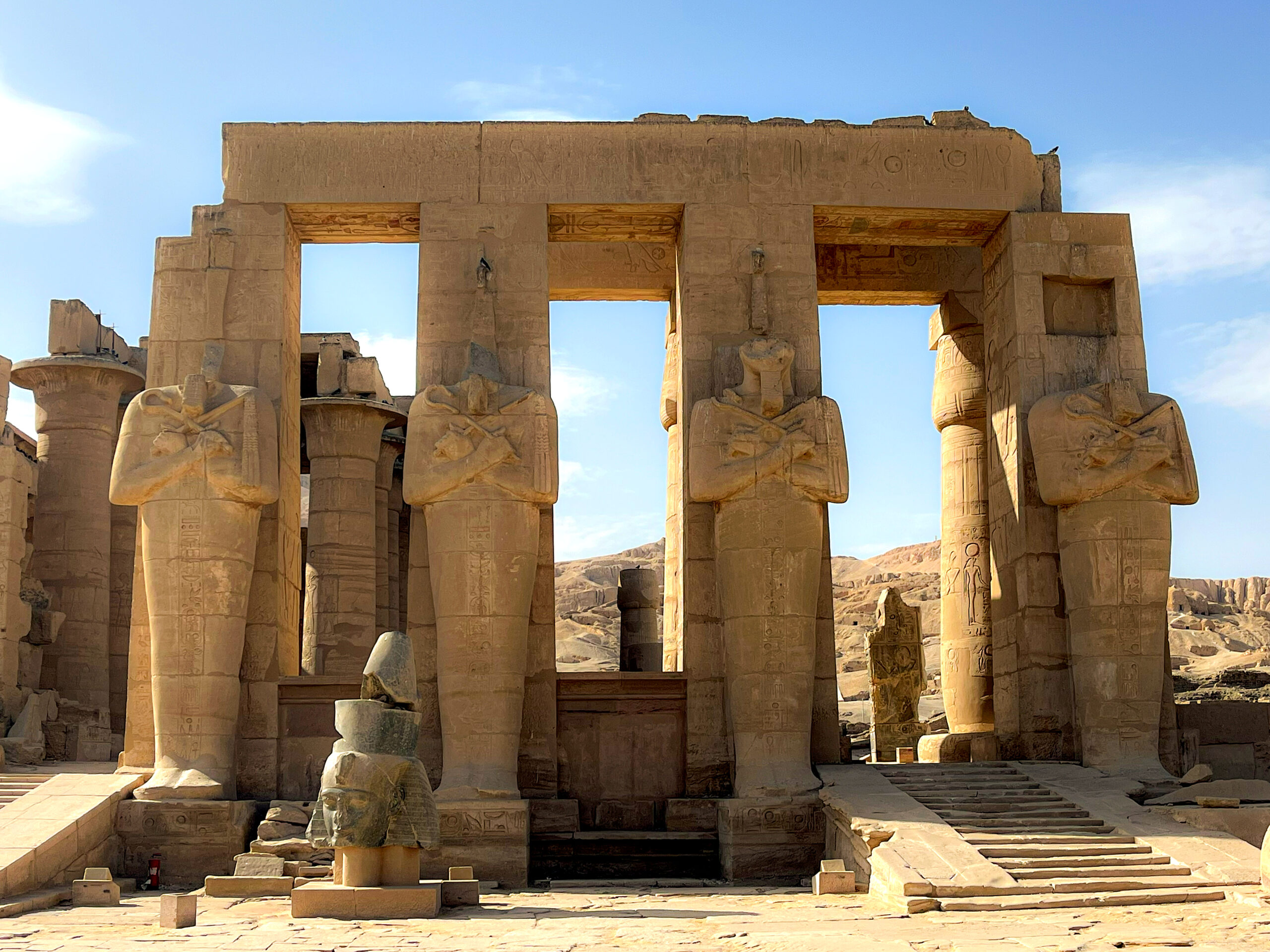 Entrance to the Ramesseum temple