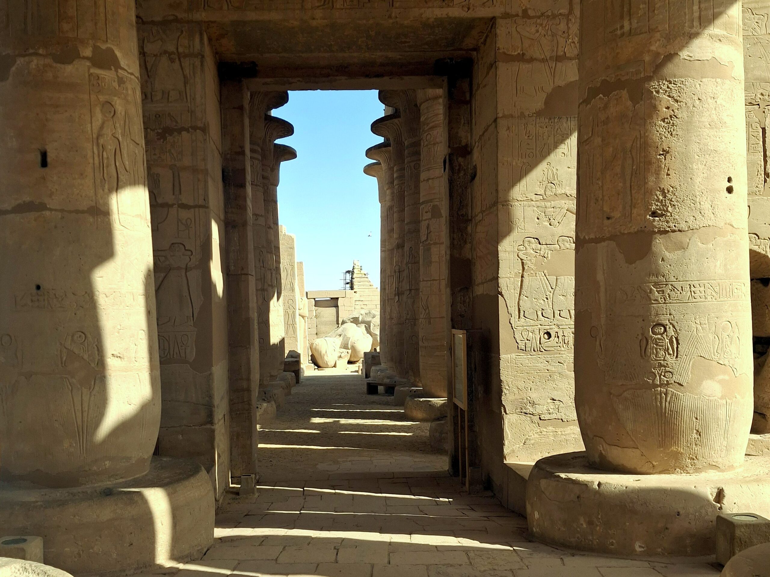 In the hall of Ramses II.