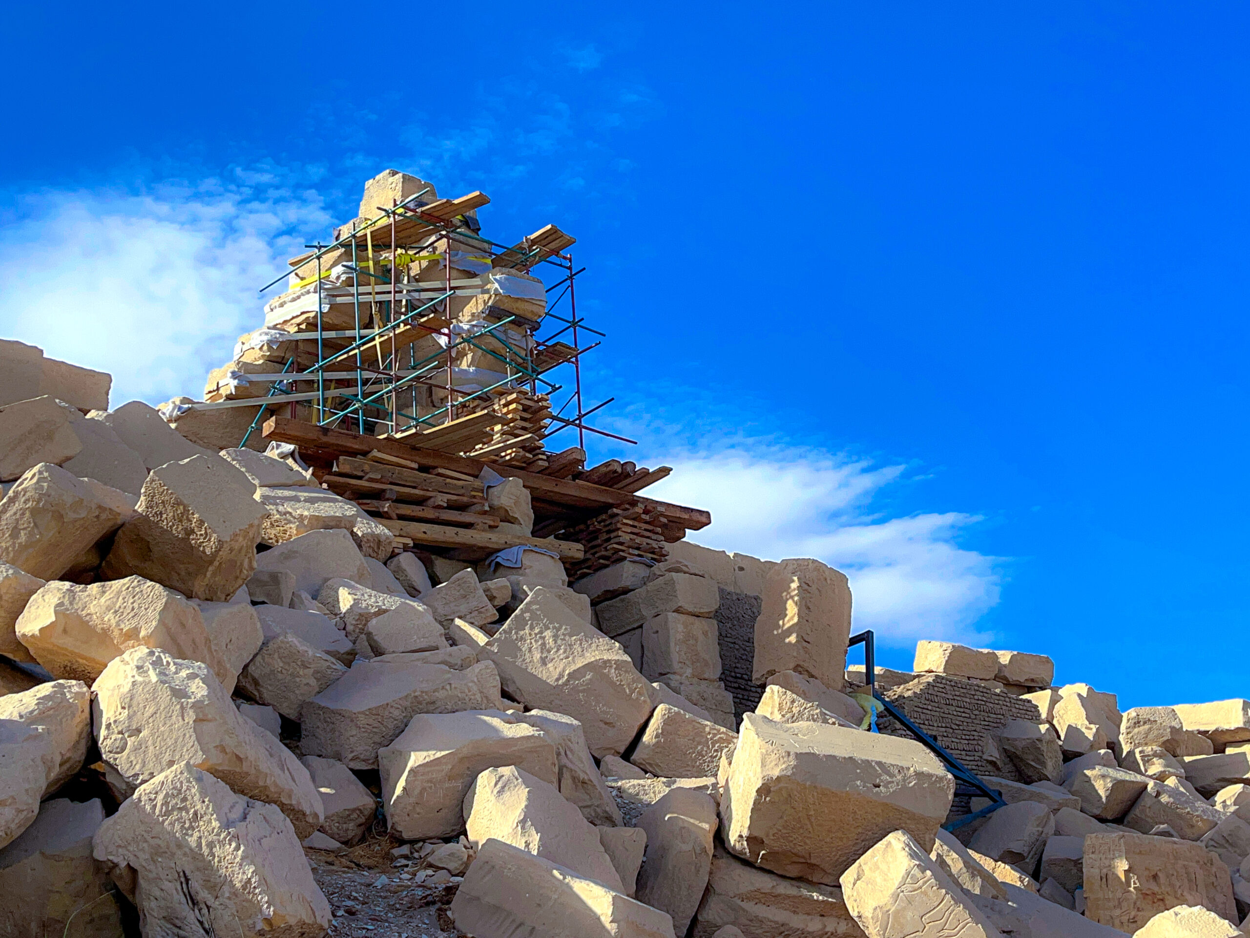 Ramesseum - Under construction