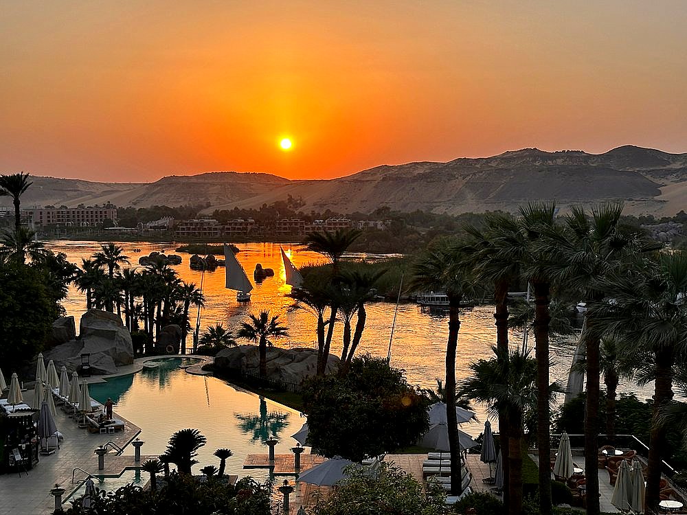 Sunset over the Nile